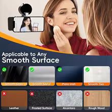2025 New Model 360-Degree Rotating Aluminum Alloy Magnetic Vacuum Suction Cup Car Phone Holder, Portable New Design