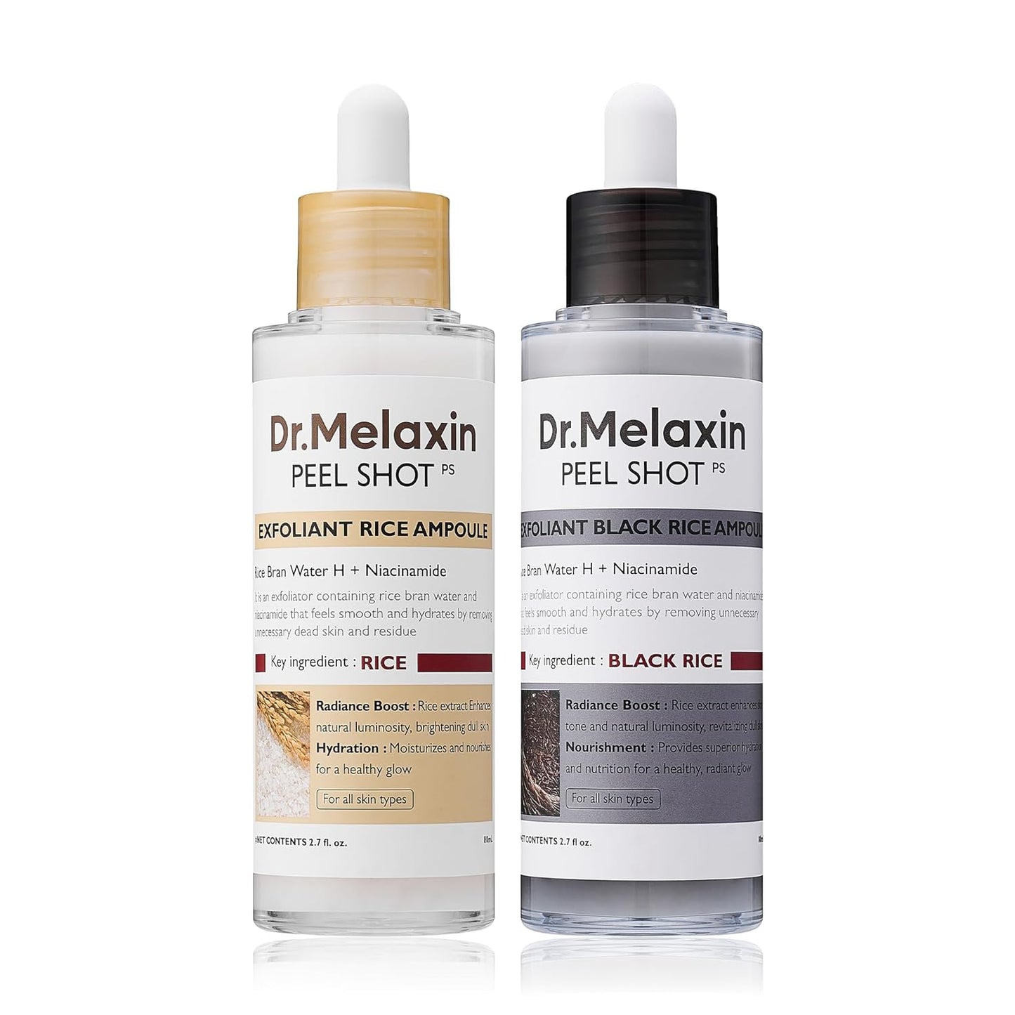 Dr. Melaxin Rice Exfoliating Serum – Hydrating, Pore-Minimizing & Blackhead Removal Skincare