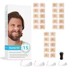 Skin Safe Magnetic Nose Strips,Sport Nasal Dilator,Intake Breathing Nasal Strip Starter Kit Boost Oxygen Snore Reducing Aids