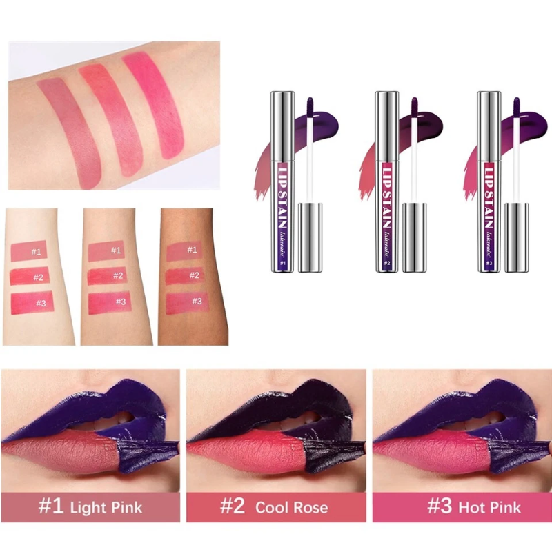 Peel-Off Lip Stain Waterproof Pink Tint