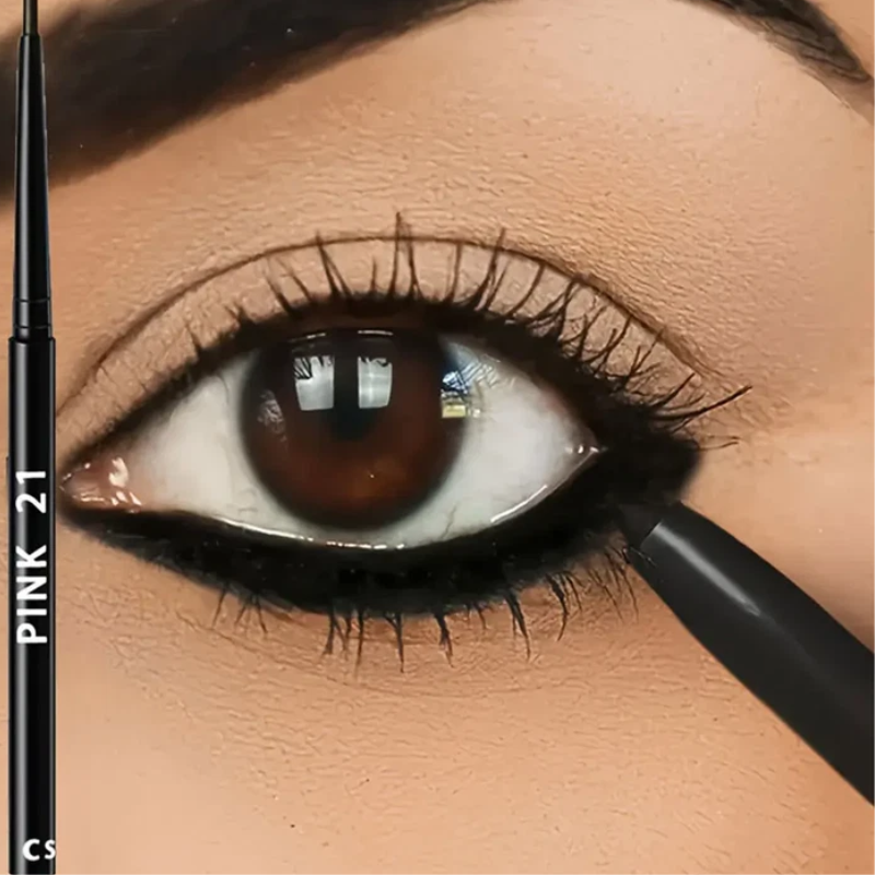 10pcs Waterproof Black Eyeliner Pencils