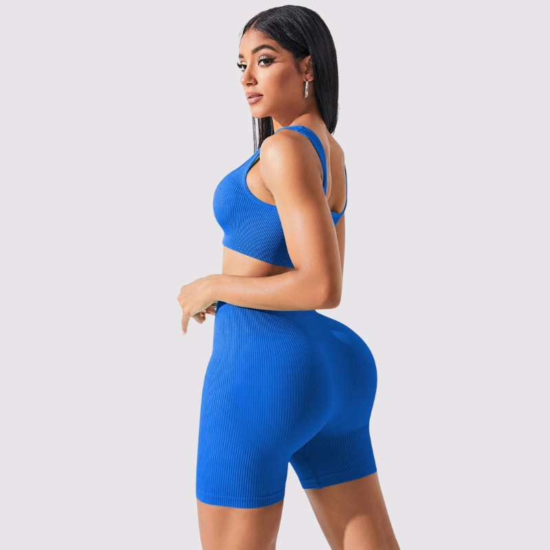 2-Piece Seamless Ribbed Yoga Sets