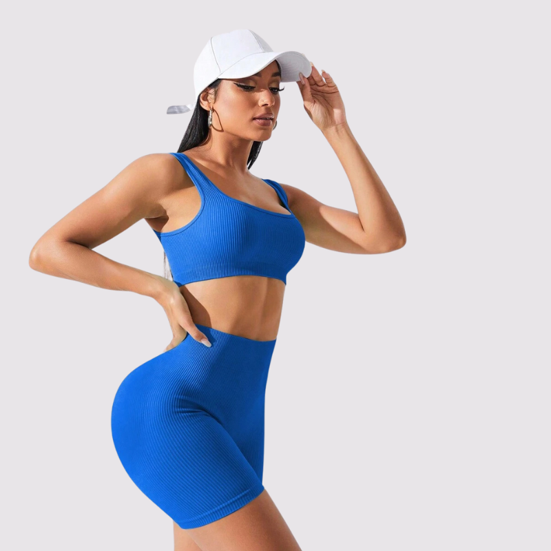 2-Piece Seamless Ribbed Yoga Sets
