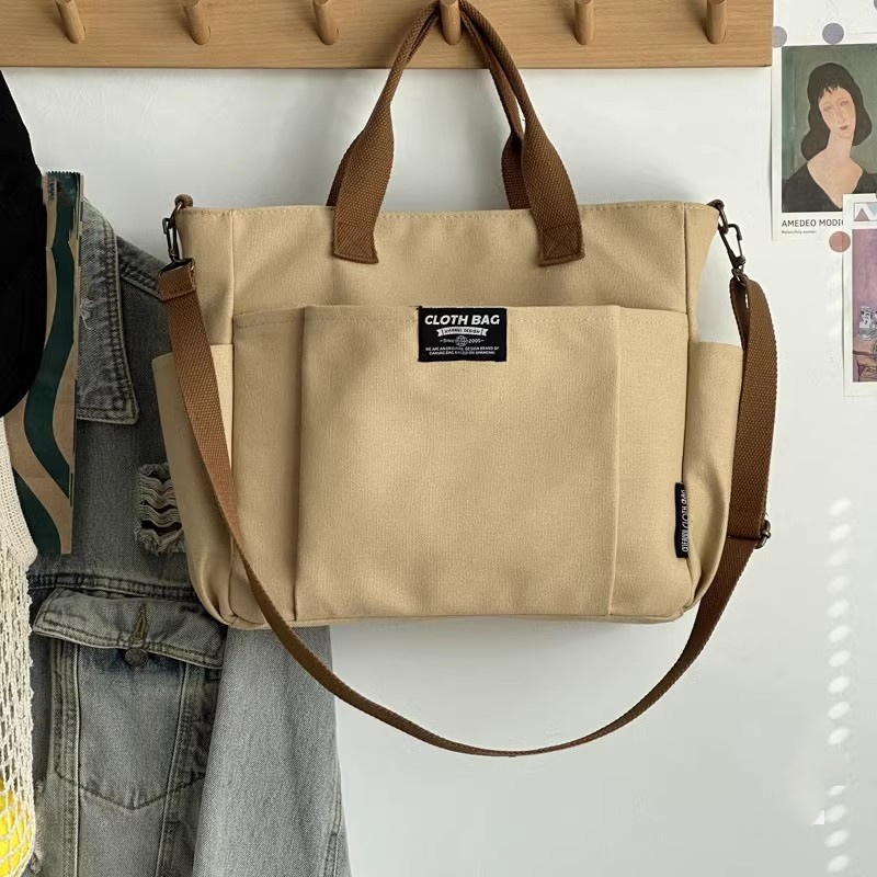 Urban Canvas Capacity Crossbody Bag for Women
