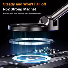 Here’s a short and professional version of that title: **Xiaomi Magnetic Car Phone Holder – Foldable, Adjustable Mount for Navigation**