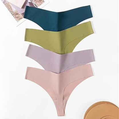 7-Pack Seamless Silk Thongs