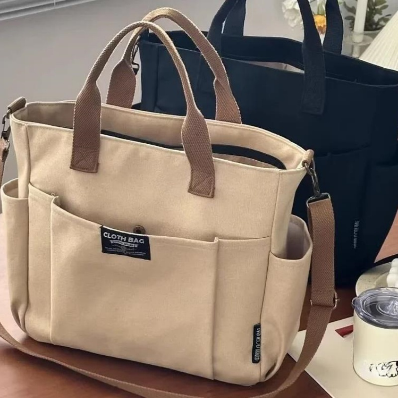 Urban Canvas Capacity Crossbody Bag for Women